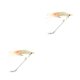 thumbnail image 3 of Soidarity 10 piezas de señuelos de pesca falsos, cebos artificiales vivos, atracción portátil, equipo personalizado, para exteriores, cabeza Type4 NO4 Soidarity CBP504413, 3 of 6