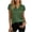 Army Green, variant on Tqcoqu Womens Satin Blouse for Women Business Work Tops Casual Cap Sleeve V Neck Button Down Shirts,Army Green,Women's S-XXL