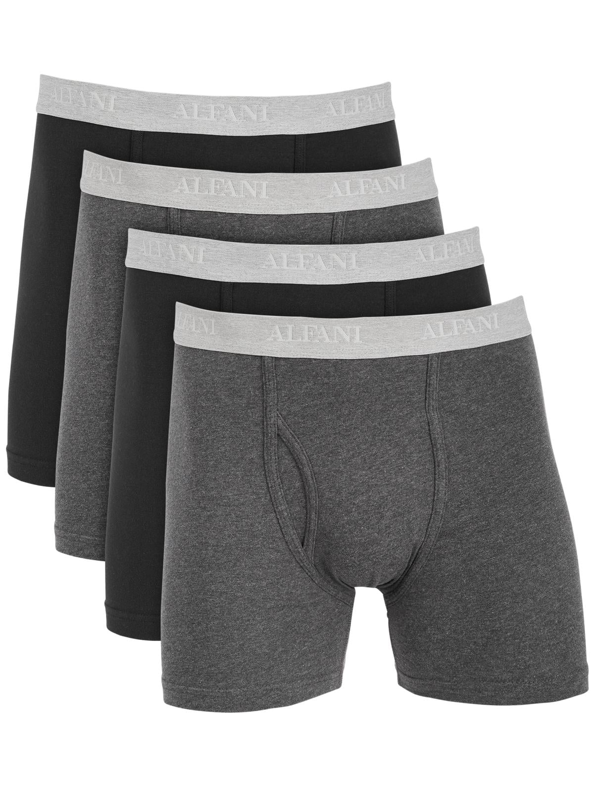 Alfani Mens 4 Pack Underwear Boxer Briefs - Walmart.com