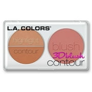 (2 Pack) LA Colors 3D Blush Contour, Sweetheart, 0.28 Oz (2 pack)