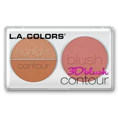 (2 Pack) LA Colors 3D Blush Contour, Sweetheart, 0.28 Oz (2 pack)