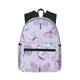 thumbnail image 1 of Easygdp Purple Butterfly Mochila Casual para Portátil, Mochila para Escuela, Viajes, Negocios, 1 of 6