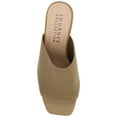 thumbnail image 5 of Journee Womens Lorenna Open Square Toe Block Heel Dress Sandals, Widths Available, 5 of 10