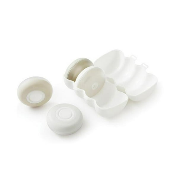 Vogacara 4 unids/set dispensador tipo prensa boca grande reemplazo almacenamiento maquillaje cosmético esencia botella de viaje contenedor Protección de la piel Vogacara CE015005-00