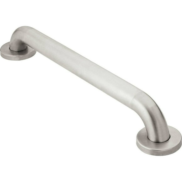 Moen Home Care Bathroom Safety 24 Inch Stainless Steel Handicap Grab Bar for Bathtub and Shower, Elderly Assistance Product with Concealed Screws, Polishe
