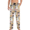 thumbnail image 7 of FREEAMG Funny Cartoon Dog Pajama Pants for Men, Men's Separate Bottoms, Comfortable Sleep Lounge Pj Pants, 7 of 7