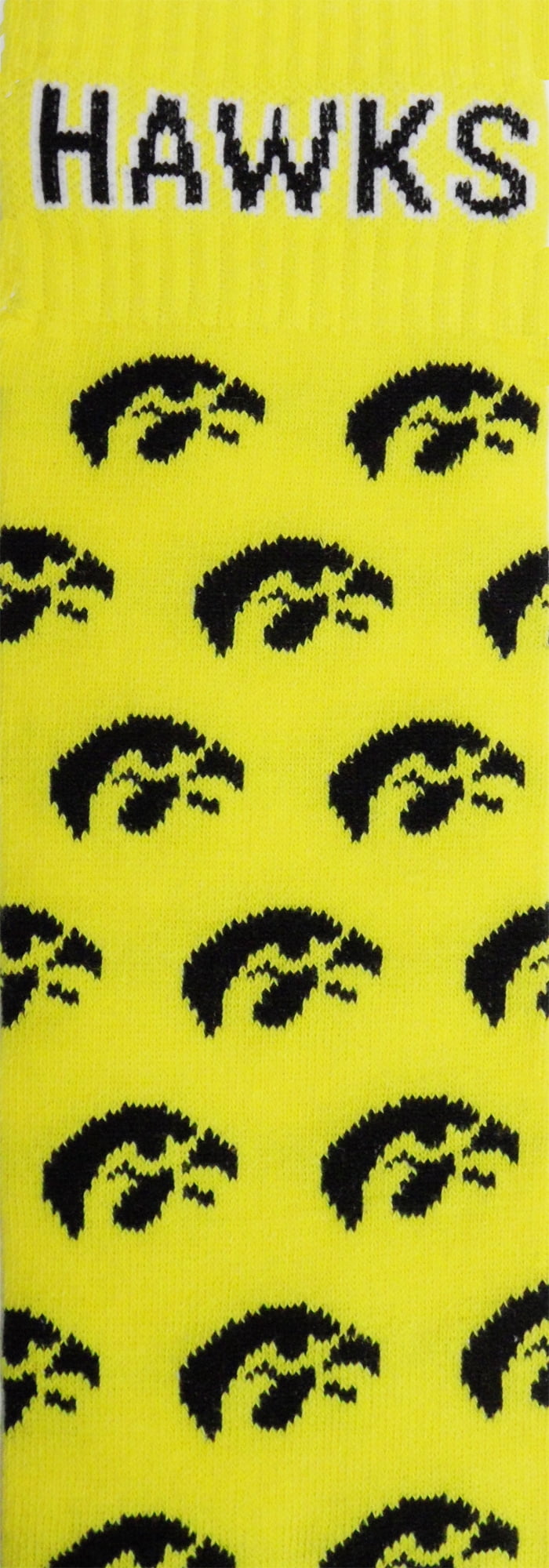 Iowa Hawkeyes Gold Dress Sock - Donegal Bay - Unisex - One Size - Mid-Calf