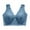 Blue, variant on Wireless Bra Women Padded Bra Feature V-Neck T-Shirt Bra Style W-1394 Blue 4XL