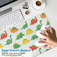 thumbnail image 4 of Long Mouse Pads for Desk,Colorful Dinosaur Repeat Pattern Desk Mats on Top Of Desks, Desk Mouse Pad Extra Large with 3mm Non-Slip Base and Stitched Edge for Gaming,Office,Work,Home 31.5"x11.8", 4 of 6