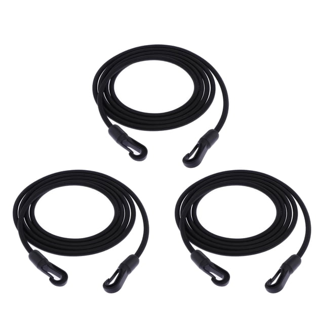 Cordón elástico de Goma resistente Sunnimix 3 piezas 8 Mm con Clips