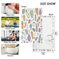 thumbnail image 6 of Yayeee 2 Pack Hand Towels for Bathroom 100% Cotton 16" x 28" Soft Absorbent Kitchen Towel, Purple Vegetables Pattern, 6 of 7