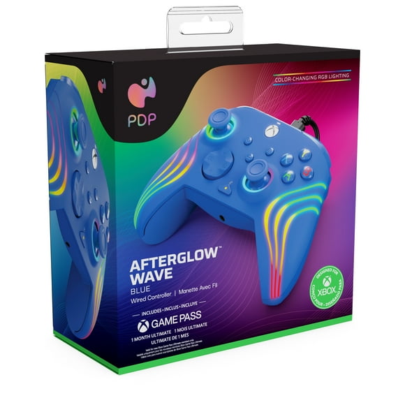 Afterglow Wave Wired Controller: Blue