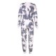 thumbnail image 4 of Pantalones de manga larga estampados sueltos de moda para mujer, traje informal de dos piezas Wmkox8yi bvn2499, 4 of 4