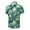 Army Green, variant on Titcea Mens Shirts Graphic Printed Lapel Buttons Short Sleeve T-Shirts Hawaiian Beach Vacation Casual Tees