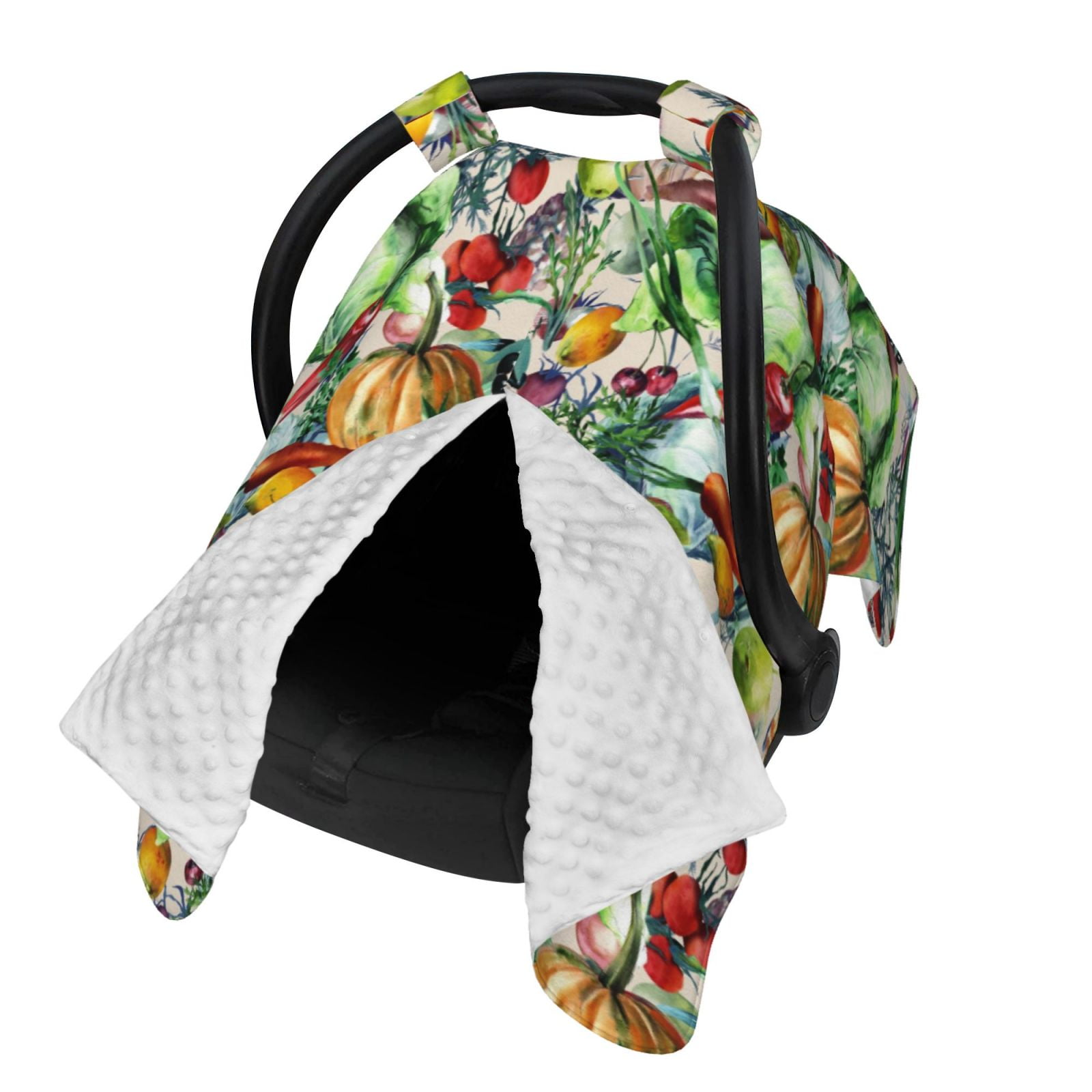 Naloa Vegan1 Baby Car Seat Cover, Breathable Baby Carrier Cover, Multiuse Baby Carrier Cover & Nursing Breastfeeding Cover