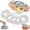 30pcs, variant on 10/30/50/100 Pack Reusable Aluminum Foil Food Covers, Insulated Food Cover 110℃ Heat Resistant Elastic for Meals Vegetables Fruits Leftovers for Kitchen Reusable Picnic Home & Restaurant