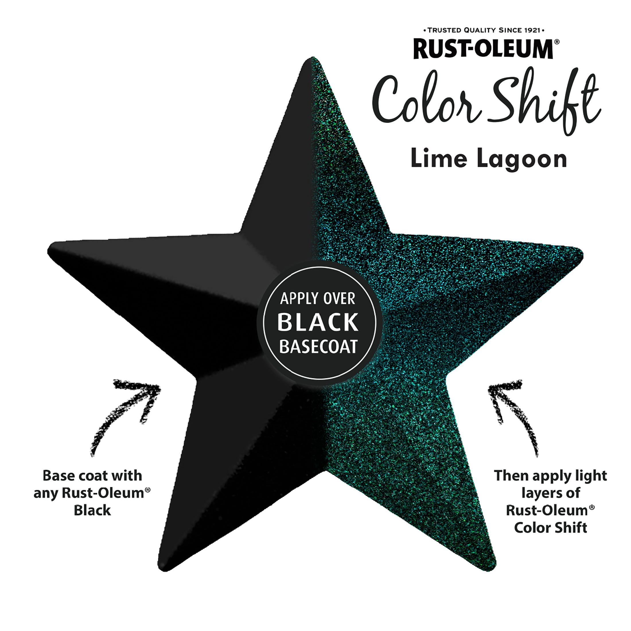 Rust-Oleum Lime Lagoon, Color Shift Spray Paint-398585, 11 oz