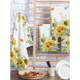 thumbnail image 2 of Sunflower Kitchen Dish Towels for Drying Dishes Set of 4, Summer Eucalyptus Botanical Spring Floral Waffle Weave Microfiber Hand Tea Bathroom Towels Quick Dry & Absorbent Towel 15.7x23.6, 2 of 7