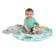 thumbnail image 6 of Bright Starts Hug ‘n Cuddle Elephant Activity Baby Gym and Tummy Time Play Mat with Take-Along Toys, Green Newborn+, 6 of 15