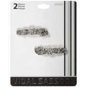 Vidal Sassoon: Silver Model #Vs23029 Barrettes, 2 ct