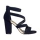 thumbnail image 2 of Zapatillas Abiertas Mujer Cruzadas Negro Formales Casuales negro 23 Clasben 024D4Y, 2 of 6