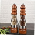 thumbnail image 5 of WEAVILUX 1Pc Brown Kitchen Gadget Manual Pepper Mill with Wear Resistant Ceramic Core, 5 of 8