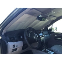 HeatShield, The Original Windshield Sun Shade, Custom-Fit for Honda Ridgeline Truck (Crew Cab) w/o Sensor 2017, 2018, 2019, Silver Series