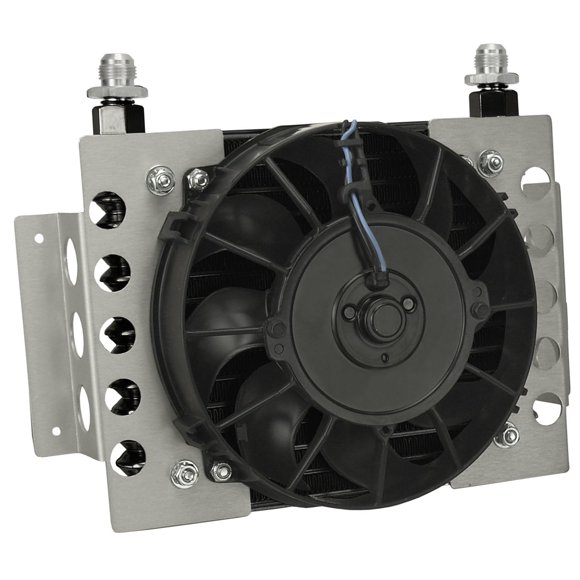 Enfriador Remoto Derale 15950 Atomic-Cool Negro