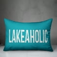 thumbnail image 2 of Creative Products Lakeaholic 14x20 Indoor / Outdoor Pillow, 2 of 2