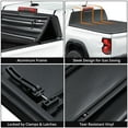 thumbnail image 4 of Soft Tri fold Truck Bed Tonneau Cover Compatible with 2016-2023 Toyota Tacoma TRD Short Double cab 6’/73.7" Bed (Excludes Trail Special Edition Storage Boxes, 4 of 8