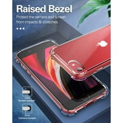 iPhone SE Case 2020, iPhone 8 Case, iPhone 7 Case, Clear Reinforced Corners TPU Bumper Cases for iPhone SE 2nd Generation, Thin Soft anti-Scratch Shockproof & Dropproof Protective Cover