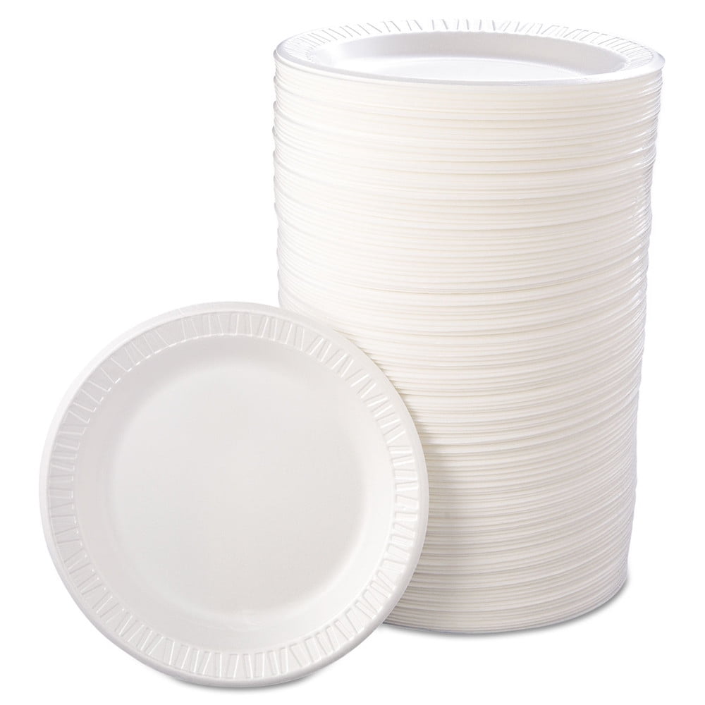 High Quality Polystyrene Disposable Foam plates 9" For Wedding Parties BBQ Plate
