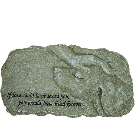 Angel Pet Memorial Stone Statue - Resin Garden Decor For Dogs & Cats, Small Tombstone Sculpture