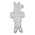 thumbnail image 2 of Troqueles de corte de metal de conejo de Pascua, moldes de plantilla, herramienta de grabado en relieve, troqueles para hacer tarjetas, álbumes de, 2 of 9