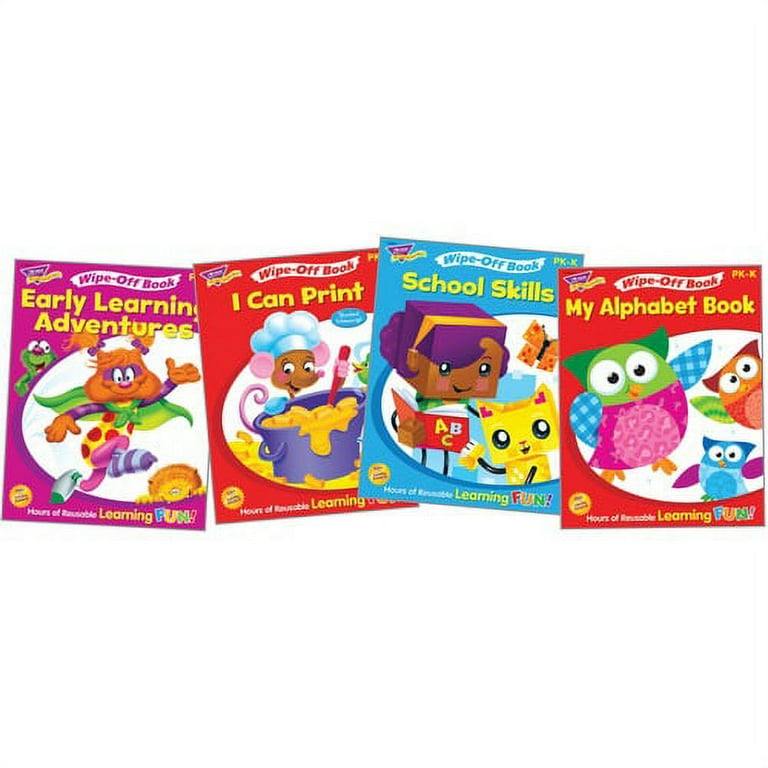 Trend Wipe-off Book Learning Fun Book Set Printed Book - Book Trend Wipe-off Book Learning Fun Book Set Printed Book - Book