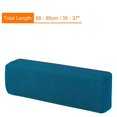 thumbnail image 2 of Air Conditioner Cover 35-37 Inch Knitted Elastic Cloth Dustproof for Wall-Mounted Units Split Indoor AC Covers Cyan, 2 of 5