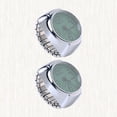 thumbnail image 3 of EeaseMX 2 relojes de cuarzo para llevar en los dedos, relojes creativos con forma de anillo, mini accesorios para mostrar la hora para mujeres y hombres (verde), 3 of 7
