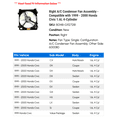 thumbnail image 2 of Right A/C Condenser Fan Assembly - Compatible with 1999 - 2000 Honda Civic 1.6L 4-Cylinder, 2 of 2