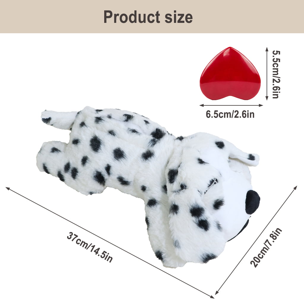  ZALBYUY Heartbeat Puppy Toy, Puppy Sleep Aid Toy, Small Dog  Training Toys for Separation Anxiety Relief, Pets Plush Toys for Dogs Cats  (White) : Pet Supplies