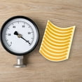 thumbnail image 4 of Raindrops 60pcs Waterproof Reflective Pressure Gauge Stickers Compliance Marking for Industrial Workers, 4 of 6