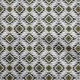 thumbnail image 1 of oneOone Georgette Viscose Dark Olive Green Fabric Abstract Geometric Craft Projects Decor Fabric Printed By The Yard 42 Inch Wide, 1 of 4