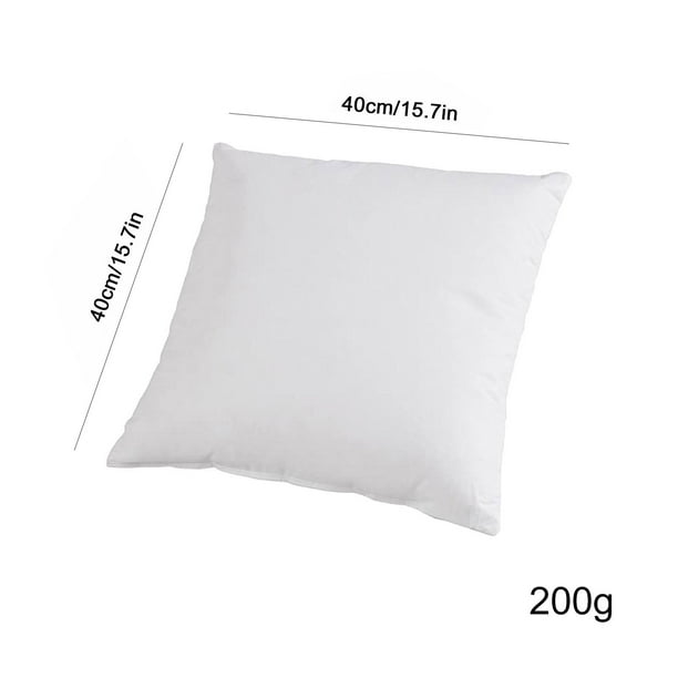 Relleno decorativo para almohada, núcleo de cojín transpirable, relleno para almohada para decoración del hogar, forro de mezcla de algodón no tejido para cojines decorativos, sofás y ropa de cama.