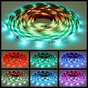LED Strip Lights, 16.4 Feet RGB, Rainbow Color Chase All in One