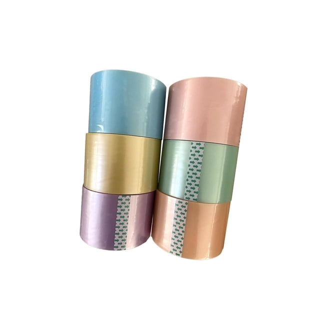 Guardoinrt 6 Pcs Ruban Adhésif à Bille Roulante Ruban Coloré en Vrac Jouets de Décompression Amusants