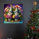 thumbnail image 2 of Pintura de diamante 5D DIY, kit de gnomo de taladro redondo completo, decoración del hogar, arte artesanal, 30x30cm, 2 of 9