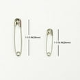 thumbnail image 4 of Hello Hobby Silver Safety Pins 200 Count with Assorted Sizes, Nickel-Plated Steel, 4 of 4