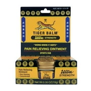 TIGER BALM Pain Relieving Ultra Strength, 10g – Soothing Ointment – Ultra Strength Muscle Rub – Tiger Balm Ointment – ( 4 pack )
