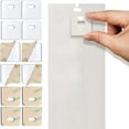 thumbnail image 1 of MesaSe 50Pcs Vertical Blind Repair Tabs  Clear Replacement Slats Stickers Vertical Blind Repair Kit Blinds Replacement Parts for Sliding Door  Window  Patio Blinds, 1 of 7