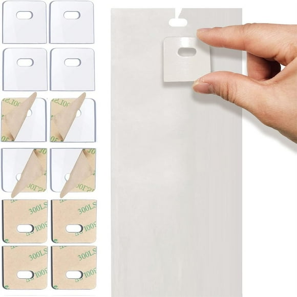 MesaSe 50Pcs Vertical Blind Repair Tabs Clear Replacement Slats Stickers Vertical Blind Repair Kit Blinds Replacement Parts for Sliding Door Window Patio Blinds