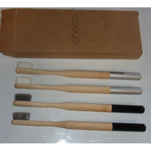 Checo 4 Pack Brush Set Fine Soft Makeup Utility New - Free Shipping